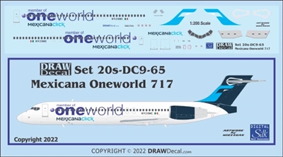 1:200 Mexicana Click Boeing 717-200