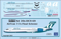 1:200 AirTran (later cs)  Boeing 717-200