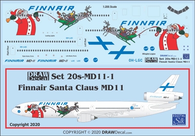 1:200 Finnair 'Santa Claus' McDD MD-11