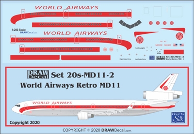 1:200 World Airways 'Retro' McDD MD-11
