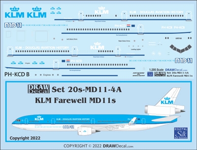 1:200 KLM (2005 cs) McDD MD-11 'Fairwell MD-11'