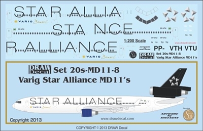 1:200 Varig 'Star Alliance' McDD MD-11