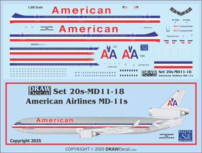 1:200 American Airlines McDD MD-11