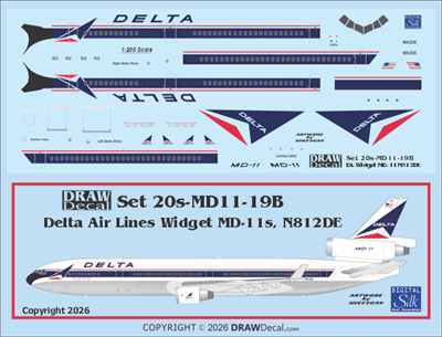 1:200 Delta Airlines McDD MD-11 (N812DE)