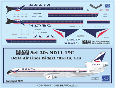 1:200 Delta Airlines McDD MD-11