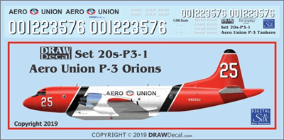 1:200 Aero Union P-3A Orion Tanker