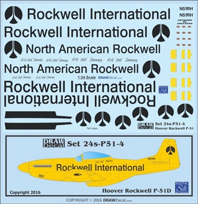 1:24 N.A. P.51D Mustang (Rockwell International)