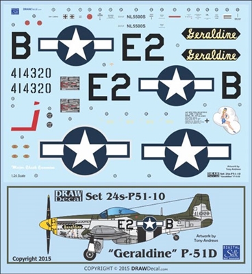 1:24 N.A. P-51D Mustang  "Geraldine"