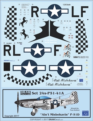 1:24 N.A. P-51D Mustang  "Ain't Misbehavin'" (1999)