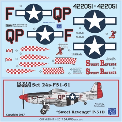 1:24 N.A. P-51D Mustang  "Sweet Revenge"