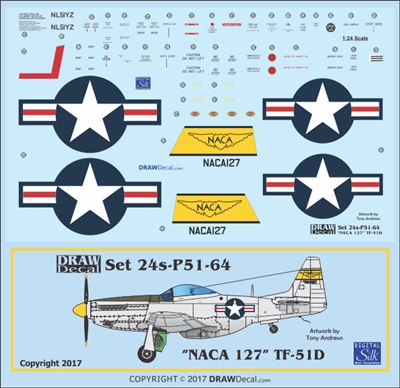 1:24 N.A. TF-51D Mustang "NACA 127"