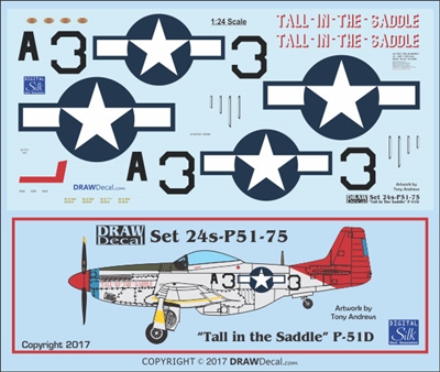 1:24 N.A. P-51D Mustang "Tall in the Saddle"