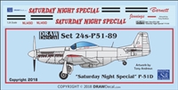 1:24 N.A. P-51D Mustang "Saturday Night Special"