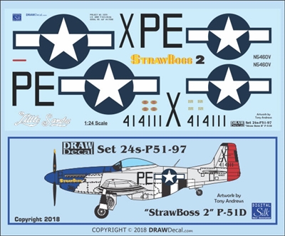1:24 N.A. P-51D Mustang "Straw Boss II"