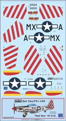1:24 N.A. TF-51D Mustang "Mad Max"