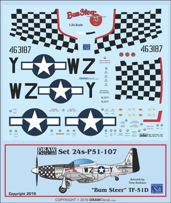 1:24 N.A. TF-51D Mustang "Bum Steer"