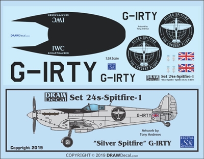 1:24 Vickers Supermarine Spitfire Mk IX "Silver Spitfire"
