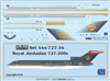 1:125  Royal Jordanian Airlines Boeing 727-200