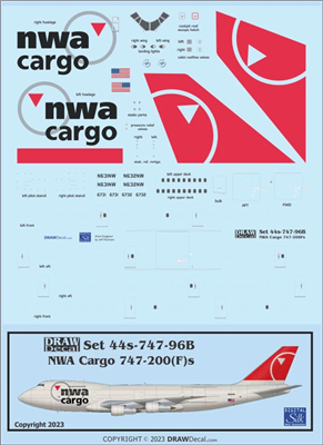 1:125 NWA Northwest Cargo Boeing 747-200(F)