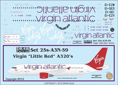 1:125 Virgin Atlantic Airbus A.320