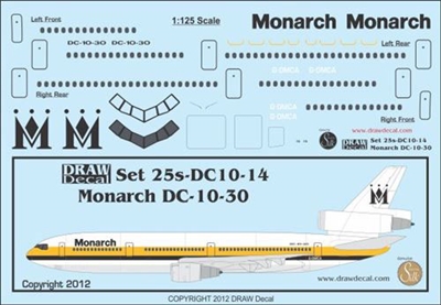 1:125 Monarch McDD DC-10-30