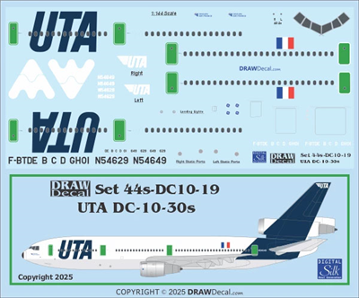 1:125 UTA France McDD DC-10-30