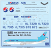 1:125 Korean Air McDD DC-10-30