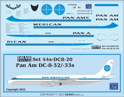 1:125 Pan American Douglas DC-8-32 / -33