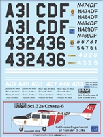 1:32 California Department of Forestry Cessna O-2A Super Skymaster