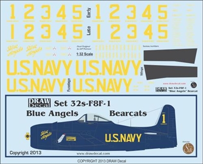 1:32 US Navy 'Blue Angels' F8F Bearcat