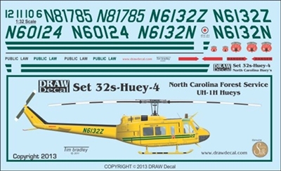 1:32 North Carolina Forest Service UH-1H Huey
