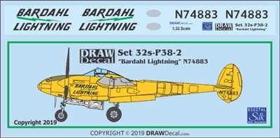1:32 Lockheed P-38J-20 Lightning "Yippee"