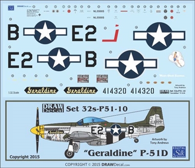 1:32 N.A. P-51D Mustang  "Geraldine"