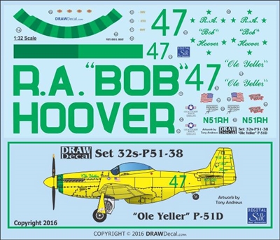 1:32 N.A. P-51D Mustang  "Ole Yeller"