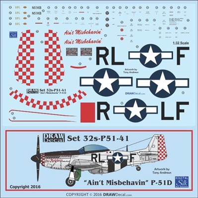 1:32 N.A. P-51D Mustang  "Ain't Misbehavin'"