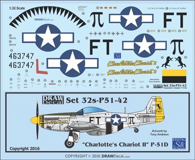 1:32 N.A. P-51D Mustang  "Charlotte's Chariott II"