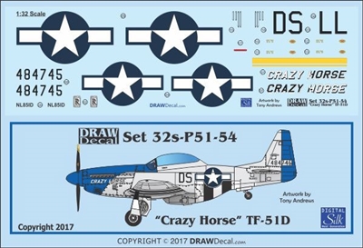 1:32 N.A. TF-51 Mustang  "Crazy Horse"