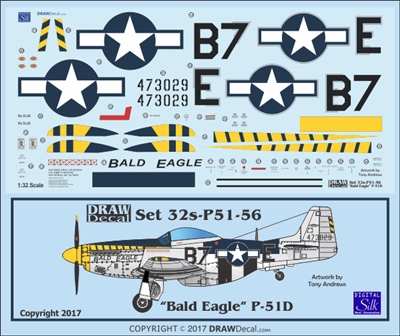 1:32 N.A. P-51D Mustang  "Bald Eagle"