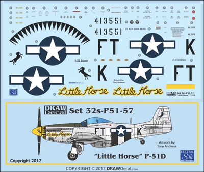 1:32 N.A. P-51D Mustang  "Little Horse"