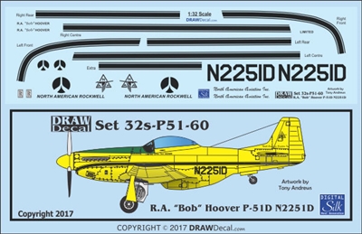 1:32 N.A. P-51D Mustang (R.A. "Bob" Hoover N2251D)