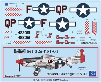 1:32 N.A. P-51D Mustang  "Sweet Revenge"