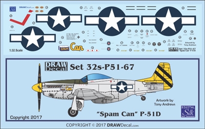 1:32 N.A. P-51D Mustang  "Spam Can"