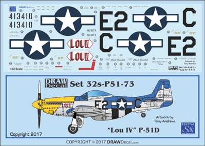 1:32 N.A. P-51D Mustang "Lou IV"