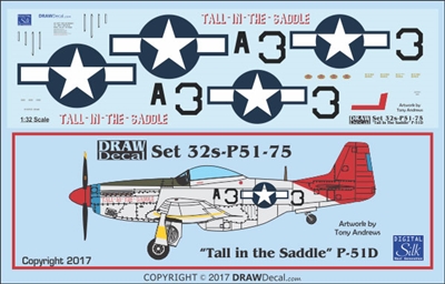 1:32 N.A. P-51D Mustang "Tall in the Saddle"