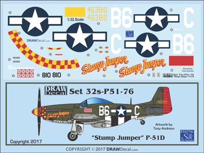 1:32 N.A. P-51D Mustang "Stump Jumper"