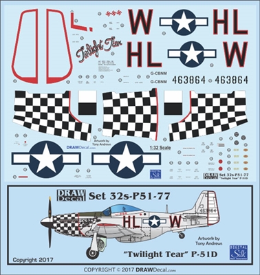 1:32 N.A. P-51D Mustang "Twilight Tear"
