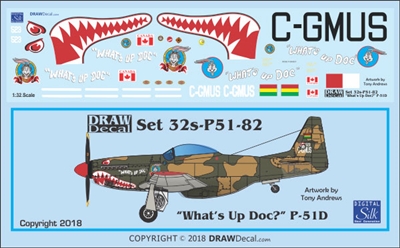 1:32 N.A. P-51D Mustang "What's Up Doc?"