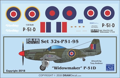 1:32 N.A. P-51D Mustang "Widowmaker"