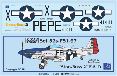 1:32 N.A. P-51D Mustang "Straw Boss II"