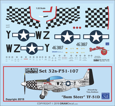 1:32 N.A. TF-51D Mustang "Bum Steer"